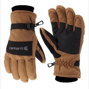 CARHARTT MEN'S waterproof INSULATED knit cuff PERFORMANCE GLOVES